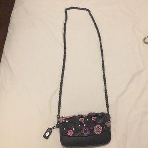 Coach Leather cross body bag/ clutch - used once!